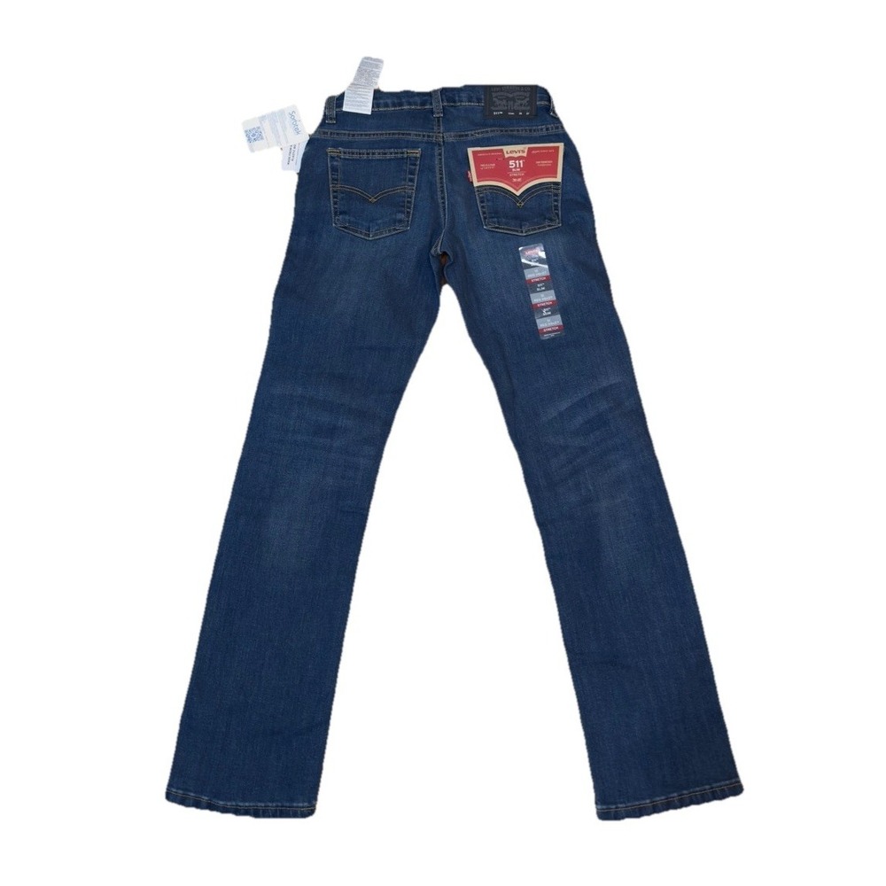 NWT Big Boys‎ LEVI'S 511™ Performance Slim Fit Jeans Blue Size 12 Slim Fit